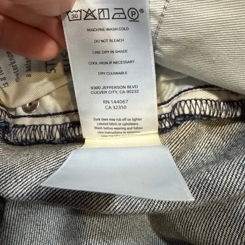 Outerknown Ambassador Slim Fit Jeans Worn Indigo Stretch NWT 31x34 Organic Denim